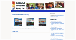 Desktop Screenshot of multilingualdevelopment.net
