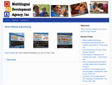 Tablet Screenshot of multilingualdevelopment.net